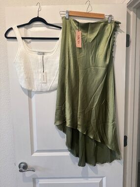 Crop top/Skirt set